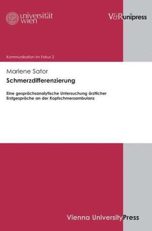 Schmerzdifferenzierung de Marlene Sator