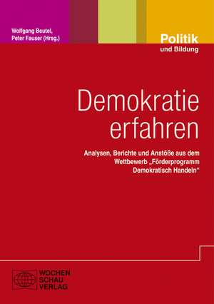 Demokratie erfahren de Wolfgang Beutel