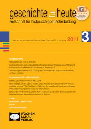 Geschichte für heute 3/2011