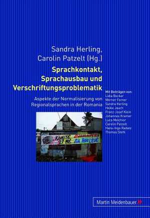 Sprachkontakt, Sprachausbau Und Verschriftungsproblematik: Aspekte Der Normalisierung Von Regionalsprachen in Der Romania de Sandra Herling