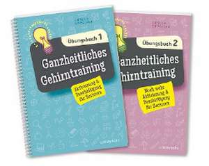 Ganzheitliches Gehirntraining Übungsbücher 1+2 im Set de Ursula Oppolzer