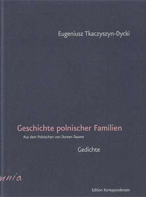 Geschichte polnischer Familien de Eugeniusz Tkaczyszyn-Dycki