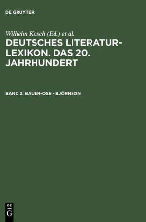 Bauer-Ose - Björnson de Lutz Hagestedt