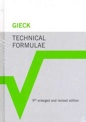 Technical Formulae de Kurt Gieck