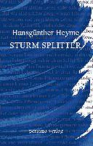 Sturm.Splitter de Hansgünther Heyme