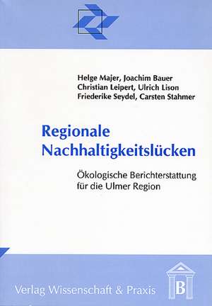 Regionale Nachhaltigkeitslücken de Helge Majer