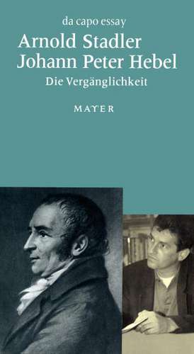 Die Vergänglichkeit de Johann Peter Hebel