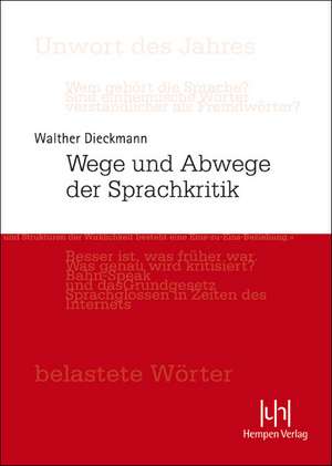 Wege Und Abwege Der Sprachkritik: The Inscriptions and Drawings from the Cave Hoq de Walther Dieckmann