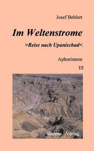 Im Weltenstrome >Reise nach Upanischad< Aphorismen III de Josef Behlert