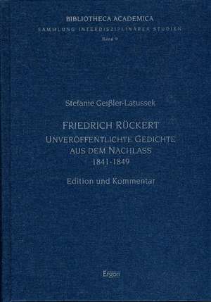 Friedrich Rückert de Stefanie Geißler-Latussek