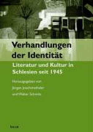 Verhandlungen der Identität de Jürgen Joachimsthaler