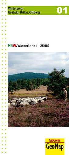 Nordrhein-Westfalen Wanderkarte 01 Winterberg 1 : 25 000