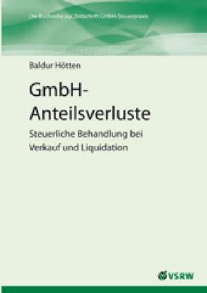 GmbH-Anteilsverlusten de Baldur Hötten