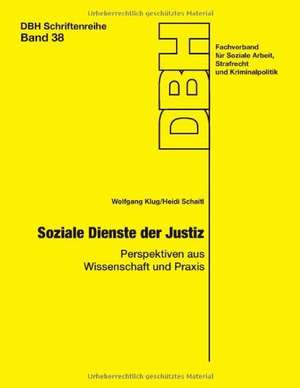 Soziale Dienste der Justiz de Wolfgang Klug