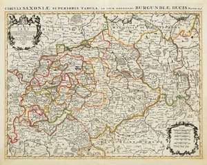 Sachsen - Thüringen - Anhalt 1696 de Alexis H. Jaillot