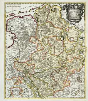 Westfälischer Kreis 1710 de Peter Schenck