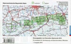 DAV Alpenvereinskarte Bayerische Alpen 14. Mangfallgebirge Süd, Guffert, Unnütz, Juifen 1 : 25 000