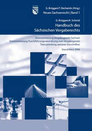 Handbuch des Sächsischen Vergaberechts de Georg Brüggen