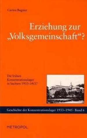 Erziehung zur "Volksgemeinschaft"? de Carina Baganz