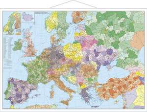 Europa mit Türkei - Straßen- und Postleitzahlen