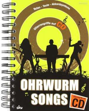 Ohrwurm-Songs Gitarrengriffe mit CD de Sven Kessler