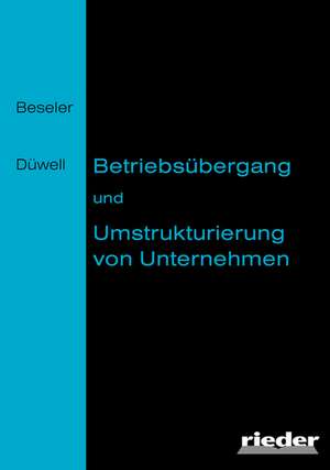 Betriebsübergang und Umstrukturierung von Unternehmen de Lothar Beseler