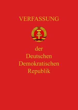 Verfassung der DDR.