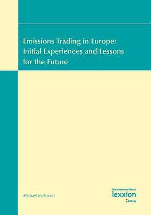 Emissions Trading in Europe