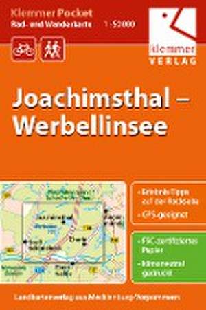 Joachimsthal - Werbellinsee 1 : 50 000 de Klaus Klemmer