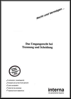 Das Umgangsrecht bei Trennung und Scheidung de interna