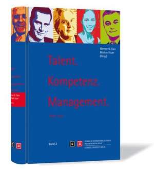 Talent. Kompetenz. Management. 03 de Werner G. Faix