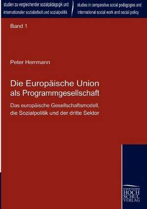 Die Europäische Union als Programmgesellschaft de Peter Herrmann