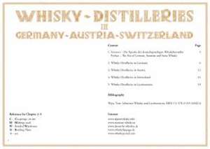 Whisky Distilleries Germany-Austria-Switzerland Poster 60 x 42cm de Rüdiger Jörg Hirst