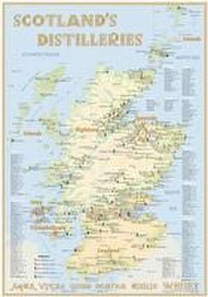 Whisky Distilleries Scotland - Poster 70x100cm Standard Edition de Rüdiger Jörg Hirst