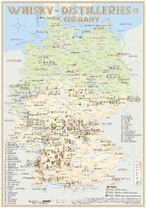 Whisky Distilleries Germany-Austria-Switzerland - Tasting Map de Rüdiger Jörg Hirst