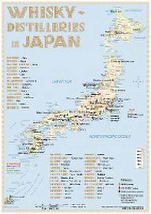 Whisky Distilleries Japan - Tasting Map de Rüdiger Jörg Hirst