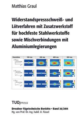 Widerstandspressschweiß- und Lötverfahren mit Zusatzwerkstoff für hochfeste Stahlwerkstoffe sowie Mischverbindungen mit Aluminiumlegierungen de Matthias Graul