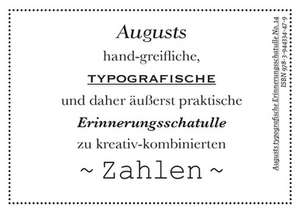 Augusts Erinnerungsschatulle 12 Zahlen