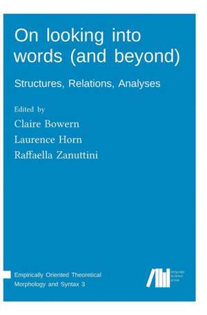 On looking into words (and beyond) de Claire Bowern