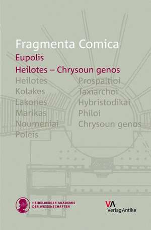 FrC 8.2 Eupolis: Eupolis - Chrysoun genos de Stuart Douglas Olson