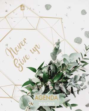 Agenda 2018-2019 Never Give Up de Papelería Nele