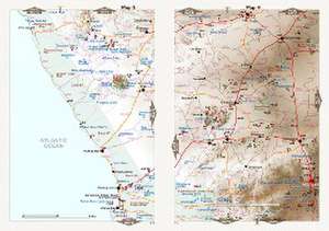 Detaillierte NAMIBIA Reisekarte - NAMIBIA ROAD MAP (1:1.160.000) de Claudia Du Plessis