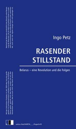 Rasender Stillstand de Ingo Petz