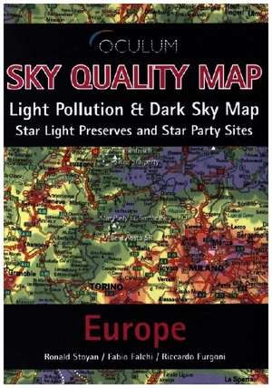 Sky Quality Map Europe de Ronald Stoyan