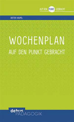 Wochenplan de Dieter Vaupel