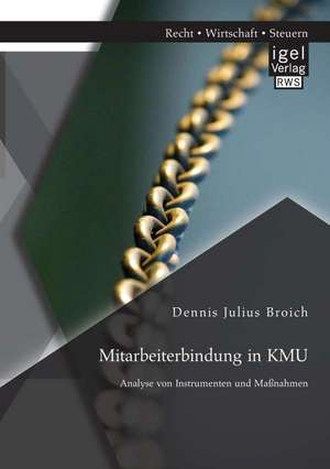 Mitarbeiterbindung in Kmu: Analyse Von Instrumenten Und Massnahmen de Dennis Julius Broich