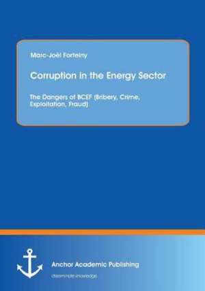 Corruption in the Energy Sector: The Dangers of Bcef (Bribery, Crime, Exploitation, Fraud) de Marc-Joel Fortelny