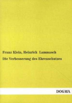 Die Verbesserung des Ehrenschutzes de Franz Klein