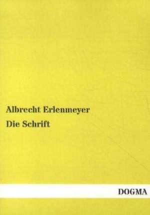 Erlenmeyer, A: Schrift
