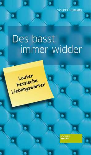 Des basst immer widder de Volker Hummel